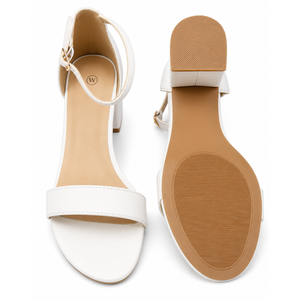 Woman's White Heels 