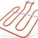 MEE62306504 Range Oven Broil Heating Element Compatible with LG LRE3023SW LRE3021ST/00, MEE62306504 Oven Bake Broil Element 240V 4000W Replace PS12582157 MEE62306501 AP6337106 CH060504 4880884