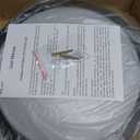 36W Dimmable LED Ceiling Light Fixture, 12in Flush Mount Light Fixture, Ceiling Lamp for Bedroom, Kitchen, Bathroom, Hallway, Super Bright 3500 Lumens, Black, 3000K Warm White