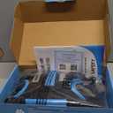 Dog Lift Harness for Medium Male Dogs Friendly, 2 in 1 Detachable Support Harness, Full Body Dog Carrying with 4 Handles for Old/Disabled/Joint Injuries Dogs (Black, Medium)