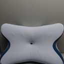 Cervical Pillow for Neck Pain Relief - Ergonomic Neck Pillow for Sleeping Contour Memory Foam Pillows with Cooling Pillowcase, Orthopedic Bed Pillow for Side Back Stomach Sleepers (Light Blue)