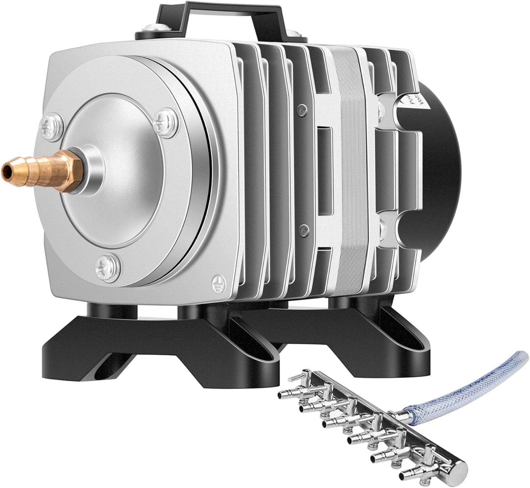 VIVOSUN Commercial Air Pump 634GPH, 25W, 40L/min 6 Outlet for Aquarium and Hydroponic Systems