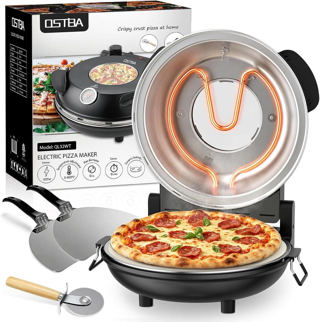 OSTBA 12-Inch Indoor Pizza Oven