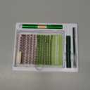 KEYYOU Angel lash Clusters Kit Lash Extension Kit D Curl 144Pcs Eyelash Extension Kit Wispy Natural Invisible Band Lash Kit with Waterproof DIY Lash Extension Kit at Home(Angel-D-8-18MIX)