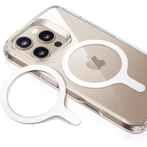 ESR Magnetic Ring 360 (HaloLock), Compatible with MagSafe Ring, Universal Magnetic Conversion Kit Compatible with MagSafe Sticker, for iPhone 15/14/13/12/11, Galaxy S24/S23/S22 and More, 2 Pack, White