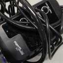 REPTI ZOO Reptile Humidifier, Mini Automatic Misting System for Reptile Terrariums, Rainforest Spray System with Adjustable Spray Nozzles (Black)