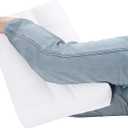 MABOZOO Knee Pillow for Side Sleepers Hip Pain,Between & Under Leg Pillows for Sleeping Side Sleeper,Down Alternative Pillow for Knee & Ankle Support,Sciatica & Back Pain Relief,Pregnancy Support (3 inch Thickness(13x26 in), New White)