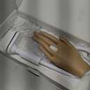 Practice Hand for Acrylic Nails- Silicone Nail Hand Practice Upgrade Nail Tips Never Fall Off, Fake Nail Manican Hand for Nail Practice, Flexible Practice Maniquin Hand with 200PCS Nail Tips