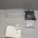 150 Pcs Essential Oil Roller Bottles 10 ml Leakproof Empty Glass Roll on Bottles with Stainless Steel Roller Balls with 20 Funnels 20 Droppers for Travel Perfume Essential Oil (Clear)