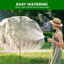 Fruit Tree Netting with 2-Way Zipper & Drawstring - 4'x6' Garden Plant Net Pest Barrier to Prevent Cicadas Bird Squirrel Deer - Bug Protection for Blueberry Tomato with Fine Mesh Insect Cover (4 Pack)