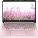 HP Portable 13.8" HD IPS Laptop, Intel Celeron N Processor Up to 2.78GHz, 4GB DDR4, 64GB SSD, HDMI, RJ45, Webcam, Bluetooth, Windows 11, Pastel Pink