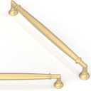 10 Pack Brushed Gold Cabinet Pulls 7.5 Inch(192mm) Kitchen Cabinet Handles Solid Zinc Alloy Cabinet Hardware Drawer Pulls