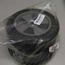 AR-PRO 2-Pack 8" x 2" Solid Run-Flat Replacement Tire with 5/8" Axle & 2" Offset Hub for Hand Trucks Wheelbarrows Dollies Trolleys  Heavy-Duty 176 lbs Load