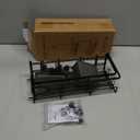 Shower Caddy Hanging Bathroom Organizer: Rustproof Shelf for Inside Shower - No Drilling Racks Over Showerhead - Bath Shelves for Shampoo Soap (Black)