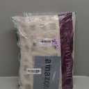 jinchan Beige Linen Blend Curtain 90 Inches Length 1 Panel for Sliding Door, Light Filtering 100 Inches Extra Wide Living Room Natural Drape with Rod Pocket Back Tab (100W x 90L, Ecru)