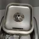 Cat Water Fountain Stainless Steel, 4L/135oz Pet Fountain, Automatic Dog Drinking Dispenser with Water Level Window, Filter, Quiet Pump, Silver