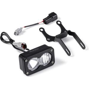Dirt Bike Headlight Kit, White 6500K Spotlight/Floodlight Combo Motorcycle Lights, Waterproof Off-Road Ebike Light Bar for Sur-Ron Light Bee S/X / X160 / X260