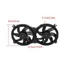 Radiator Cooling Fan with Fan Control Module Replacement for Nissan Pathfinder 2013-2018 Infiniti JX35 2013 QX60 2014-2018 623760 NI3115149 621-586