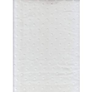 1010% Waffle Swiss Dot Chiffon White (59/60")