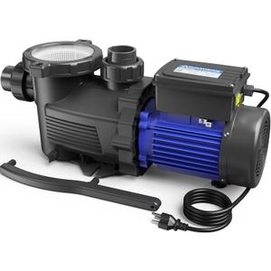 AQUASTRONG In/Above Ground Pool Pump, High Flow (Dual Speed, 2HP, 5186 GPH, 115V) (Dual Speed+115V)