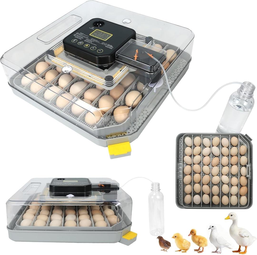 Nest IV - 48 Egg Incubator for Breeders, Fully Automated, Accurate Humidity & Temp Control, Chick Separator, Flexible Egg Spacing, Custom Incubation Days, Auto Turning & Auto Stop, Easy Monitoring