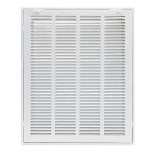Howeall 16"W x 20"H [Duct Opening Size] Steel Return Air Filter Grille - Removable Face/Door for 1 inch Filters -HVAC Vent Cover Grill - White [Outer Dimensions: 18 5/8"W X 22 5/8"H]