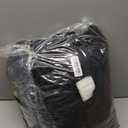 Table Covers for 8 Foot Tables, 6 Pack Black Washable and Wrinkle Resistant Stretch Tablecloths Rectangle 8ft for Events, Wedding, Banquets, Parties (96" x 30" (Rectangular) 6Pack)