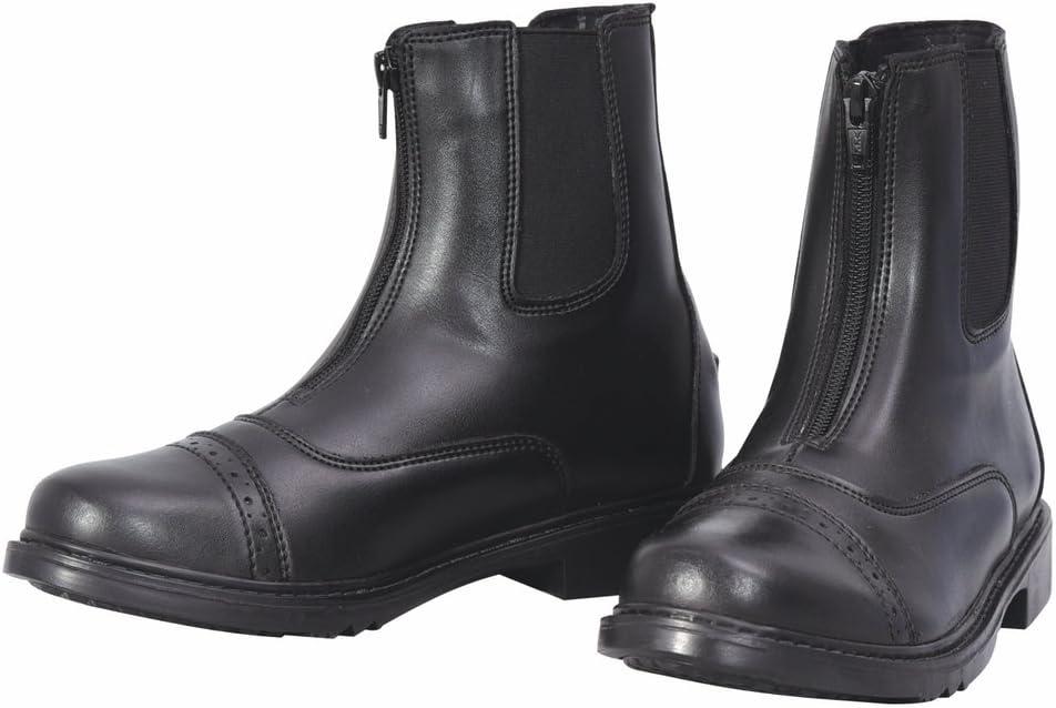 TuffRider Ladies Starter Front Zip Paddock Boots | Durable, Easy to Clean Water-Resistant Horse Riding Boots for Women, Size 7 