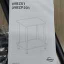 HOOBRO End Table, Small Side Table, Nightstand with 2-Layer Storage Shelves, Sofa Table for Small Spaces, Living Room, Bedroom, Stable Frame, Easy Assembly, Greige and Black BG09BZ01