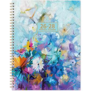 2026-2028 Monthly Planner/Calendar - July 2026 - June 2028, 9" x 11", 2 Year Monthly Planner 2026-2028, Holidays, Month Tabs, Inner Pocket, Note Pages