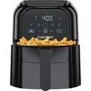 Chefman TurboFry Touch 6 Qt Air Fryer w/ Digital Display and Shake Reminder - Black
