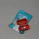 for TOZ0 NC9(2024) Case Cover, Silicone Protective Scratch Resistant Battery Display Visible Design Cover for TOZO Hybrid Active Noise Cancelling Wireless Earbuds with Carabiner-Red