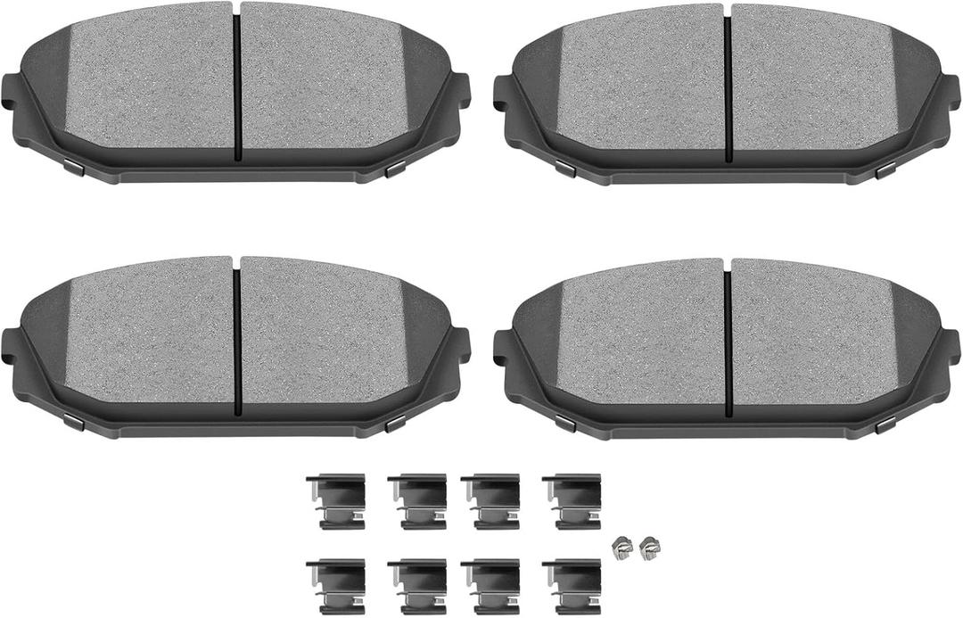 SCITOO D793 Front Ceramic Brake Pads Sets Fit For Acura MDX 2001-2002,For Honda Odyssey 1999 2000 2001 2002 2003 2004