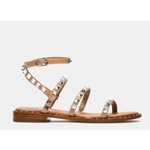 Steve Madden Travel Gladiator Sandal in Tan, Size 9
