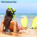 Skylety 3 Pieces Neoprene Mask Strap Cover Neoprene Diving Mask Straps Hair Protector Wrap for Dive and Snorkel Masks Water Sports