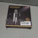 AREYZIN Nose Hair Trimmer for Men 2024 Professional Painless Rechargeable Nose Trimmer for Men and Women, Eyebrow Facial Hair Trimmer, Powerful Motor, IPX7 Waterproof, Dual Edge Blades (Multicolor)