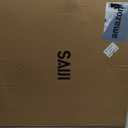 SAIJI Foldable TV Tray | Easy Folding Small Table, Height & Tilt Adjustable TV Trays for Eating, Working, Crafting - Sturdy TV Dinner Tables on Couch & Bed