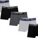 POLO RALPH LAUREN Boys' Boys' Multi-pack Boxer Briefs (Large, Grey/Black 5-pack)