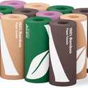 Amazon Aware Bamboo Paper Towels, 12 Rolls, 2 ply, FSC Certified, 150 Sheets, 1800 Count, Pack of 12, Plastic-Free, White