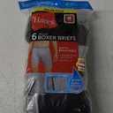 Hanes Men's Boxer Briefs, Cool Dri Moisture-Wicking Underwear, Cotton No-Ride-up for Men, Multi-Packs (Medium, Black/Gray - 6 Pack)