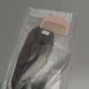 Clip in Bangs, Synthetic French Bangs Hair Clip, Light Chestnut Brown Fake Bangs Fringe with Temples Hairpieces for Women Natural Curved Hair Extensions for Daily Wear