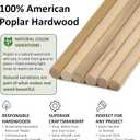 Round Wooden Dowel Rod 3/4" x 36", Pack of 10