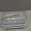 Ice Trays for Freezer with Lid & Bin, Ice Cube Tray Making 64 pcs Ice Cubes, Easy Press to Release Ice, Ice Tray with Storage Bin Chilling Cocktail Whiskey Coffee 2 Trays 1 Ice Bucket & Scoop (Black)