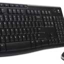 Logitech 920004536 MK270 Wireless Combo Keyboard/Mouse USB Black