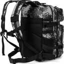 QT&QY 25L/45L Military Tactical Backpack For Men Molle Daypack 3 Day Bug Out Bag Hiking Rucksack With Bottle Holder