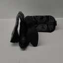 Wetkiss Black Cowgirl Cowboy Boots for Women with Zipper Western Boots Knee High Tall Knee High Botas Vaqueras Para Mujer Cowboy Cowgirl Costume for Women, 5/EU39