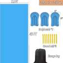 40 x 7.2Ft Slip Lawn Water Slide for Adults with 3 Bodyboards