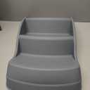 DELURA Dog Stairs, Pet Stairs for Small - Pet Stairs for Beds Couch for Cat and Doggy, Folding Pet Steps Non-Slip Dog Steps (Color : Gray)