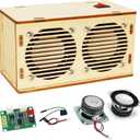 DIY Bluetooth Speaker Kit, Stem Projects for Kids Ages 8-12, Science STEM Kits for Kids Ages Teens (Wood)