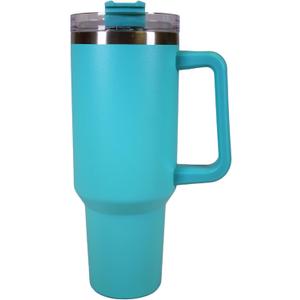 40oz Stainless Steel Tumblers with Straw (Cyanese)